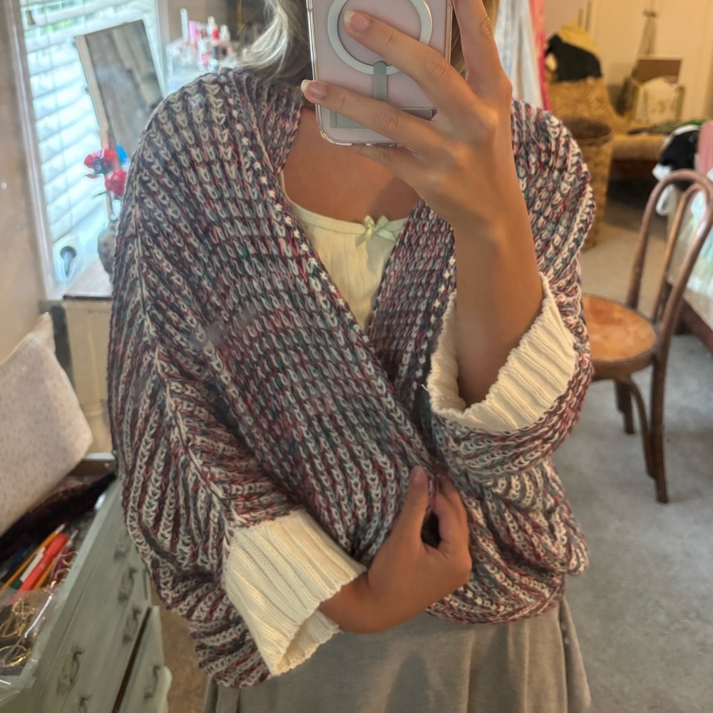 Women's Multicolor Knit Sweater